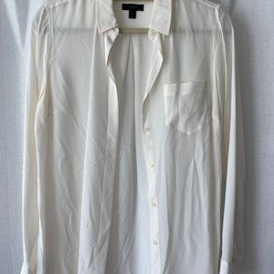 J. Crew Silk Button down